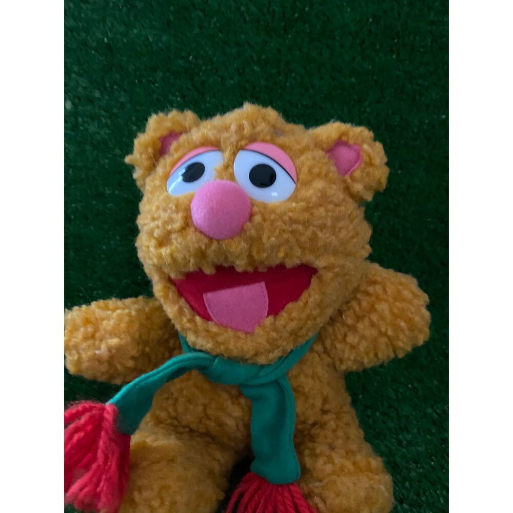 1987 Baby Fozzie Bear Plush Stuffed Animal Henson Associates Vintage